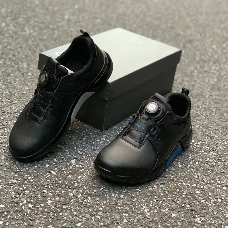 Men's Golf Shoes Knob Waterproof Non-Slip Stable Brand Shoes Leather Luxury Comfortable Outdoor Sports Casual Sneakers