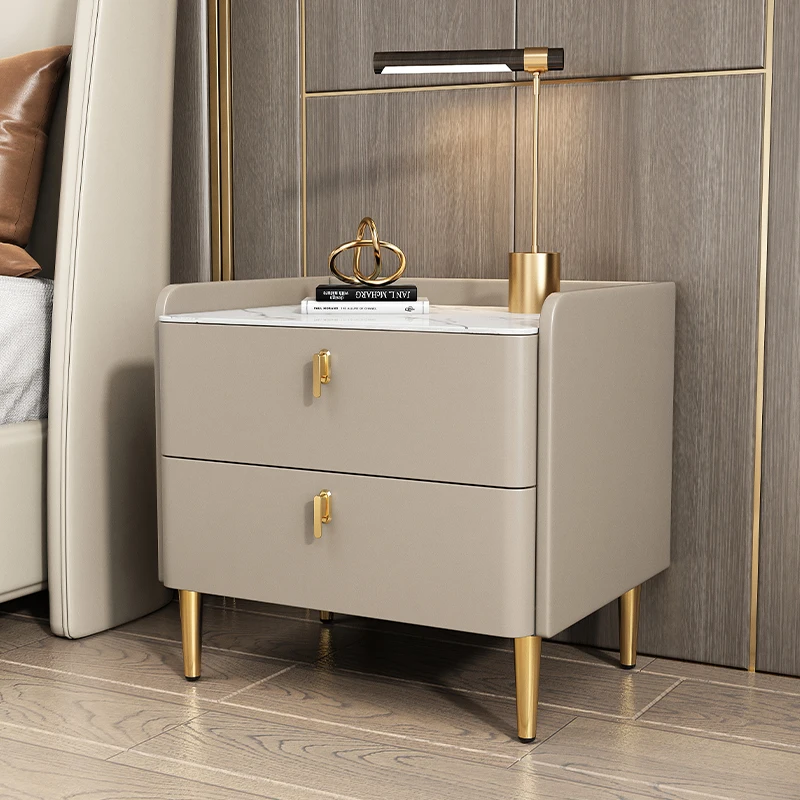 

Low Wooden Bedside Table Locker Side Luxury Nightstand Bedroom Corner Cabinet Nordic Tables De Nuit Dressers Furniture XF35XP