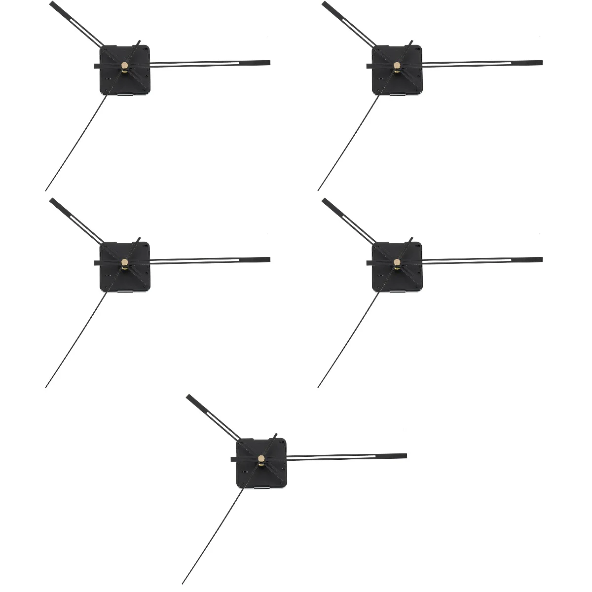 

5 Sets DIY Clock Movement Wall Mute Clock Parts Clock Mechanism Replacement Movement