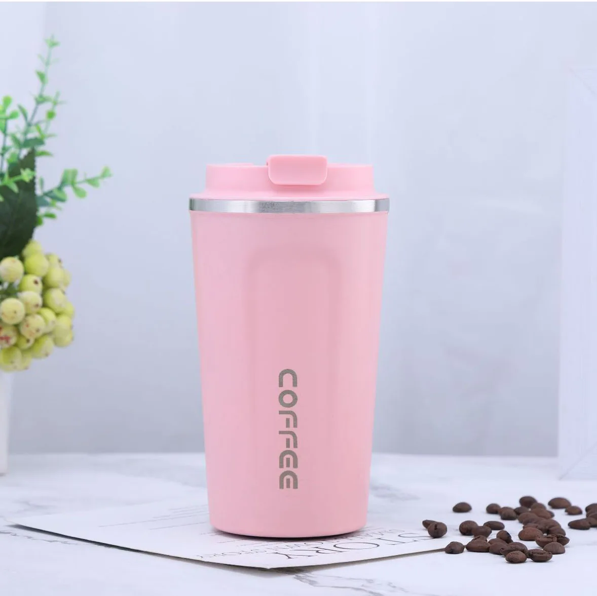 

360ml/500ml Double 304 Stainless Steel Coffee Thermos Mug Leak-Proof Car Vacuum Flask Travel Thermal Cup Water Bottle