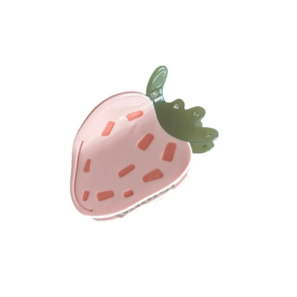 Милая заколка для волос со стразами и клубникой коготь в виде тыквы акулы