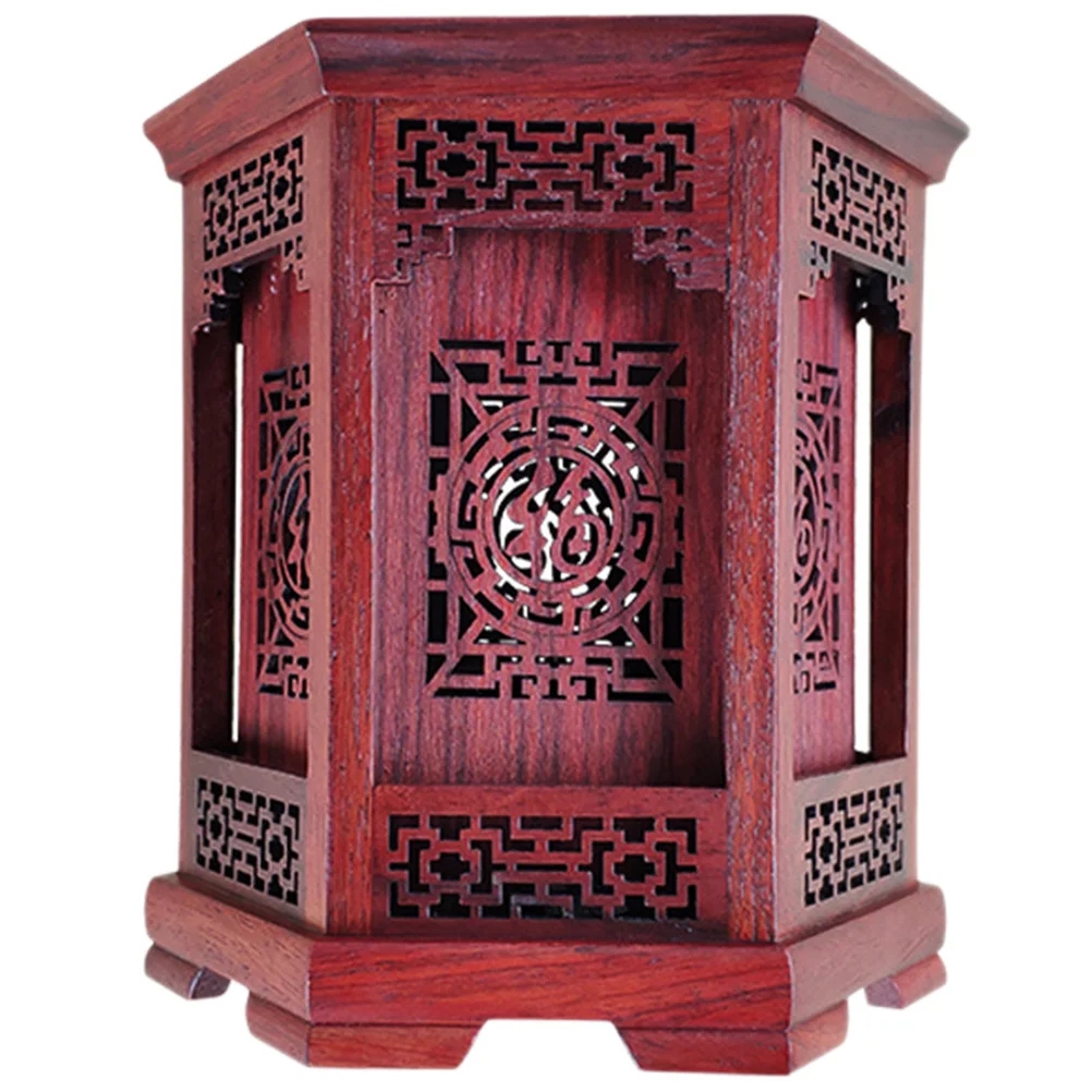 

Ажурный держатель для ручек, офисный настольный декор, деревянный Настольный органайзер, контейнер для хранения из красного дерева