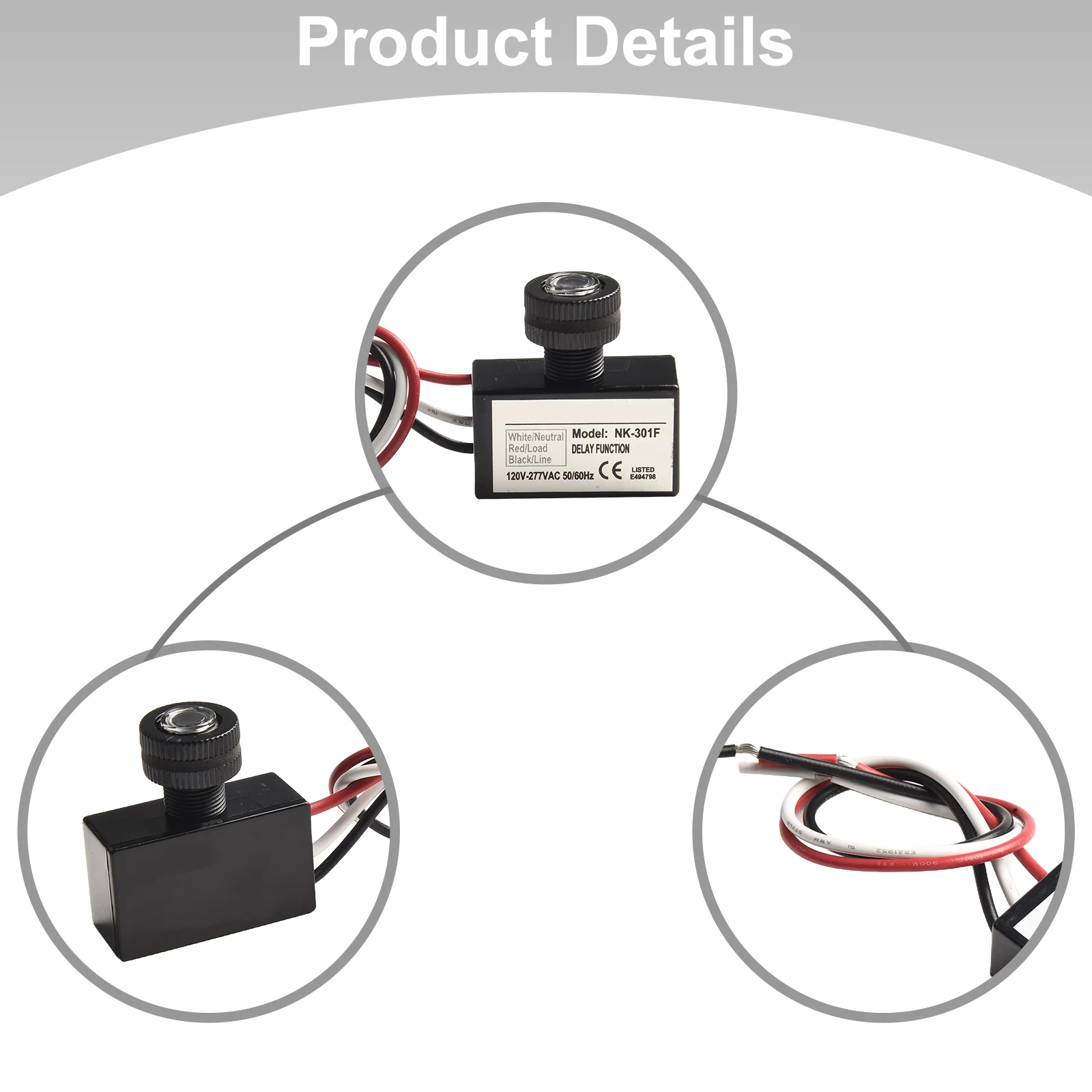 Фотоэлектрический датчик оптический переключатель света от сумерения до