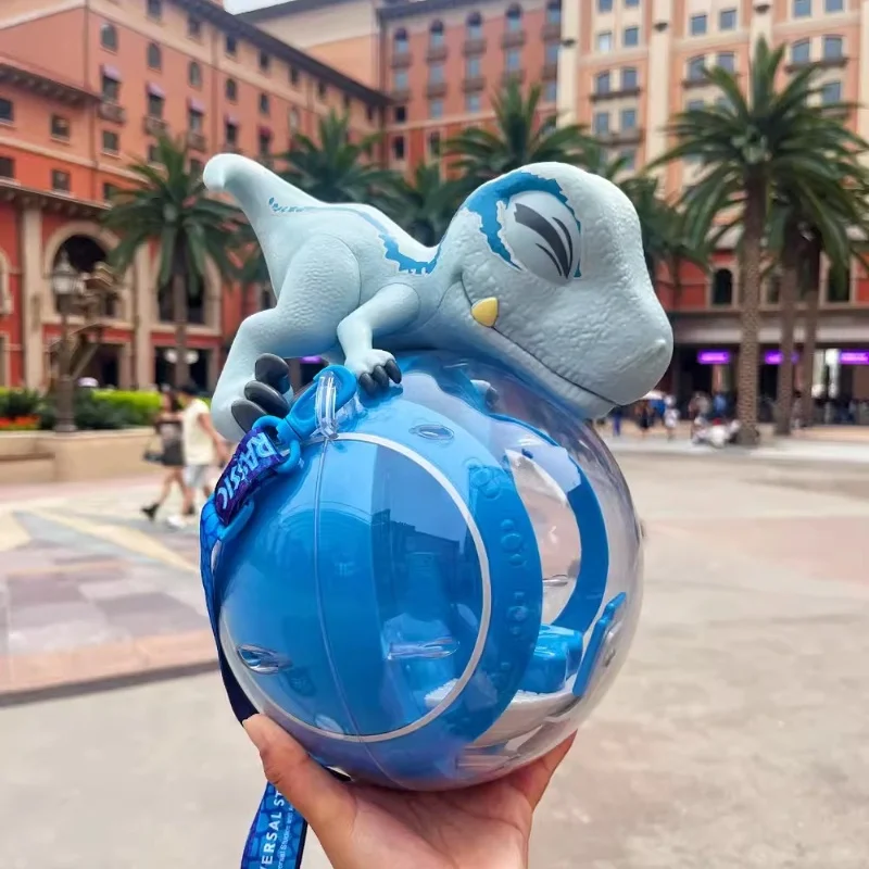 

Пекинский кинопарк, синий велоцираптор, ведро для попкорна, ведро для хранения динозавров, сувенир