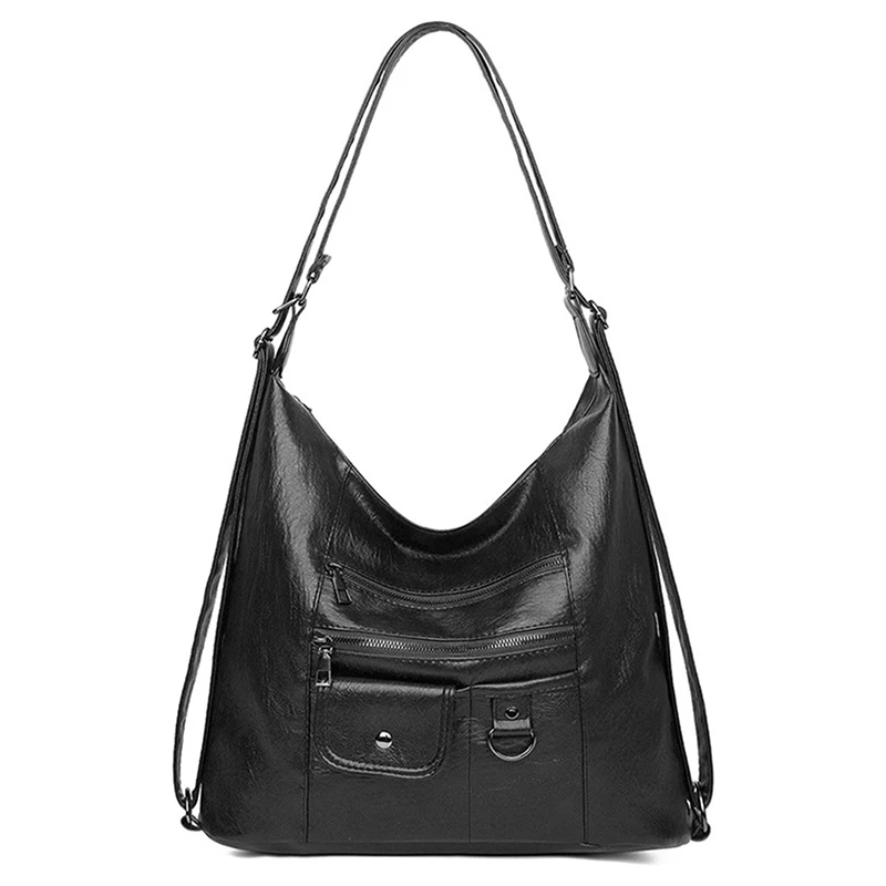 Элегантная женская сумка через плечо из мягкой искусственной кожи 2021