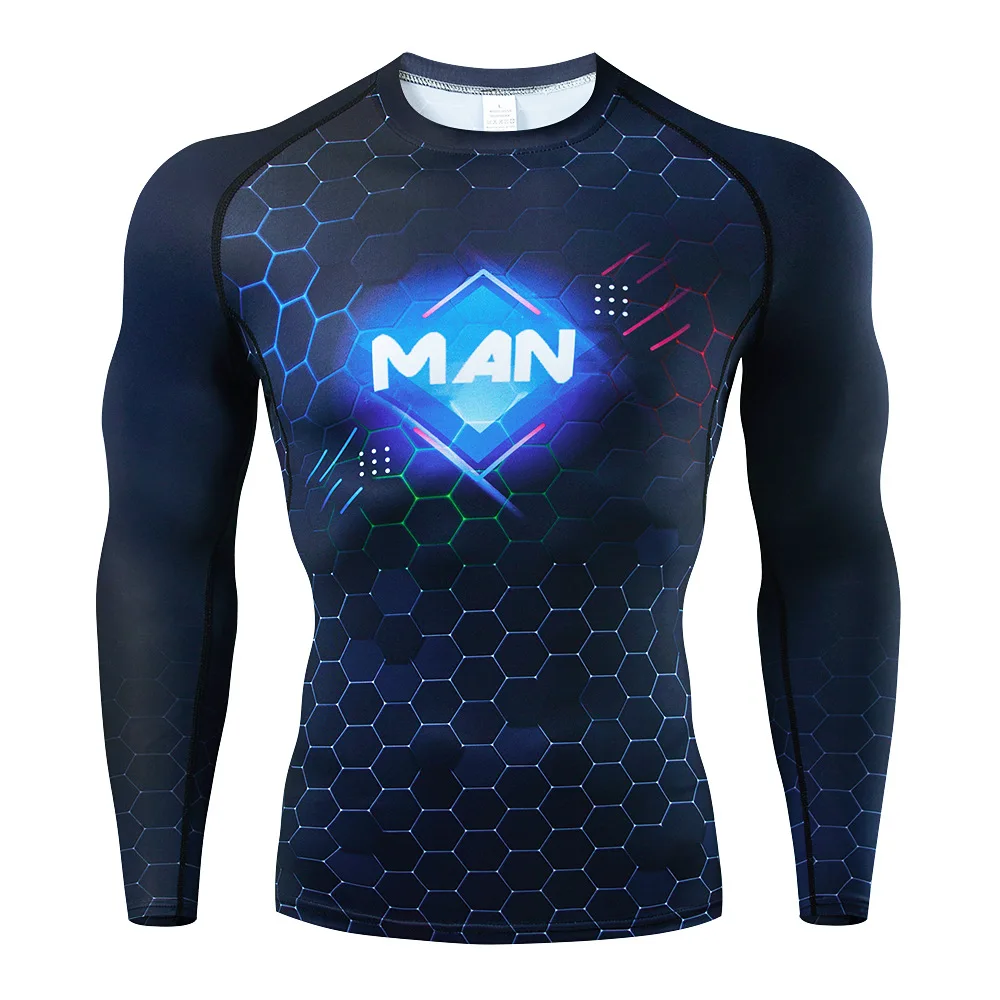 

New European and American printing sports tights plus size foreign trade quick-drying clothes basketball running fitness clothes