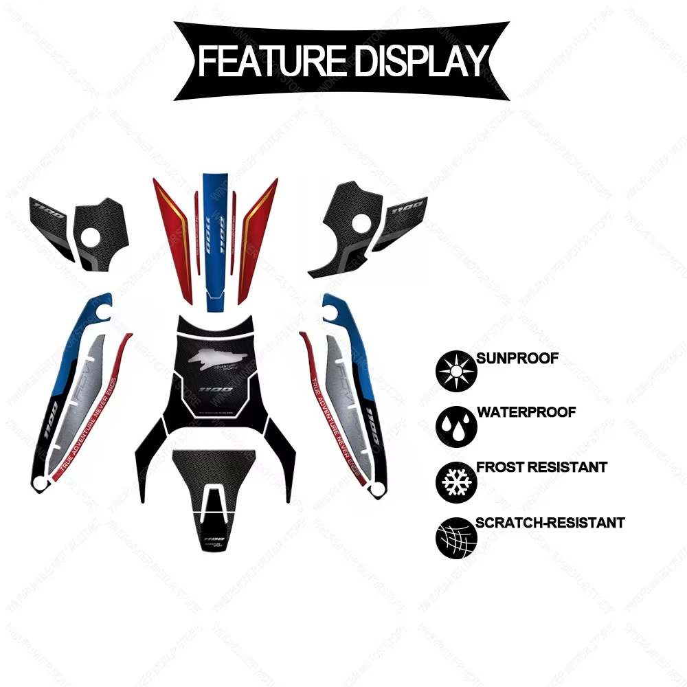 Для Honda crf1100l afryka twin adv sport коробка для хранения мотоцикла протектор и декоративная