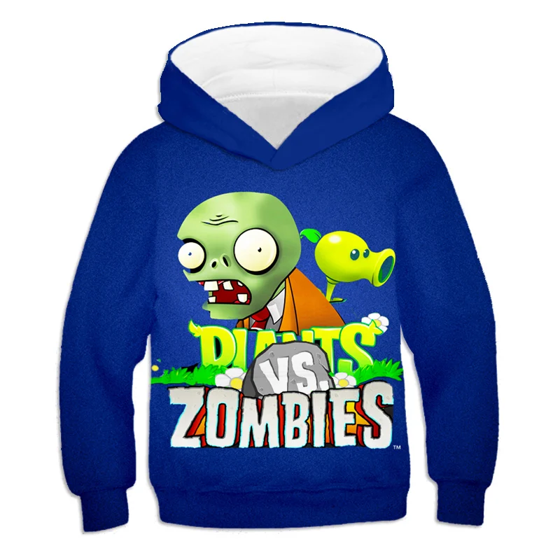 

Hot Game Plant Vs Zombies 3D Print Children Hoodies For Boys and Girls Cartoon Game Girls Clothes Kids