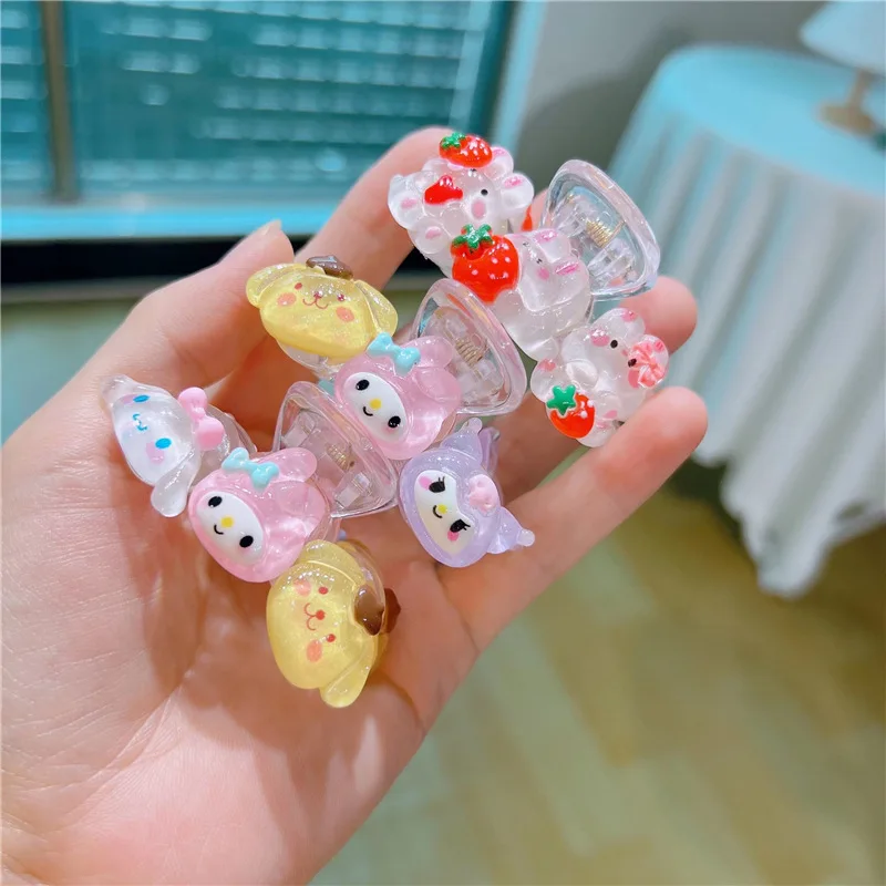 

Sanrio Clip Kuromi My Melody Cinnamoroll Kuromi Flash Flash Clip Shark Clips Cute Student Headdress Summer