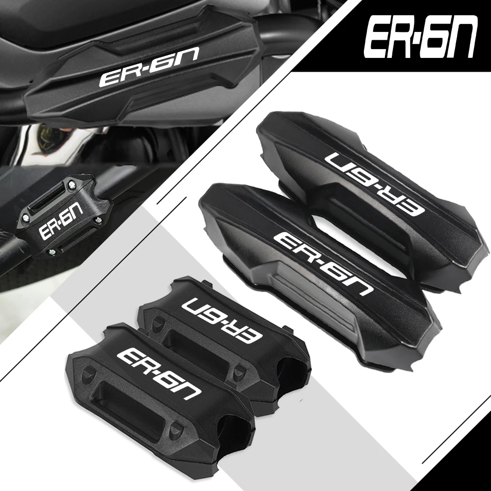 

For kawasaki NINJA 650R ER6F ER6N ER-6N 2009-2023 2022 Motorcycle Bumper Engine Guard Protector Block 25mm Crash Bar Decorative