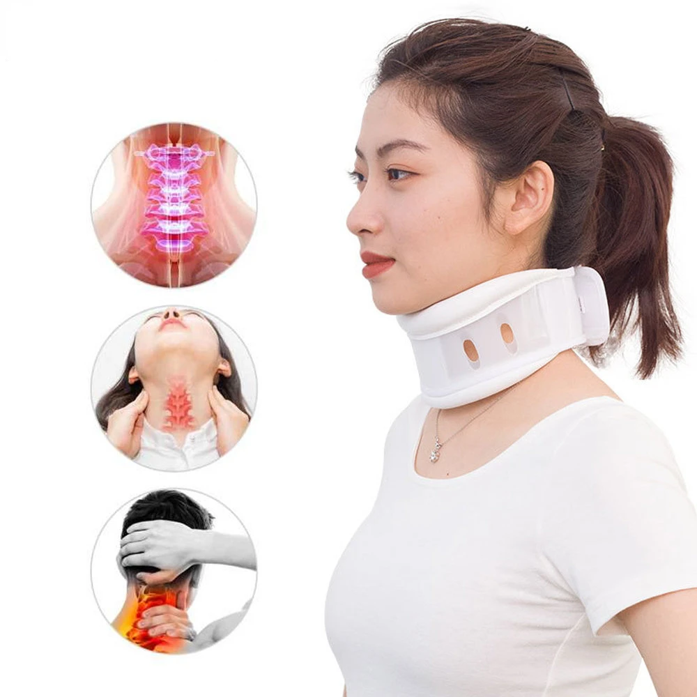 

1Pcs Cervical Neck Brace Collar with Chin Support for Stiff Relief Cervical Collar Correct Neck Support Pain Bone Care Health