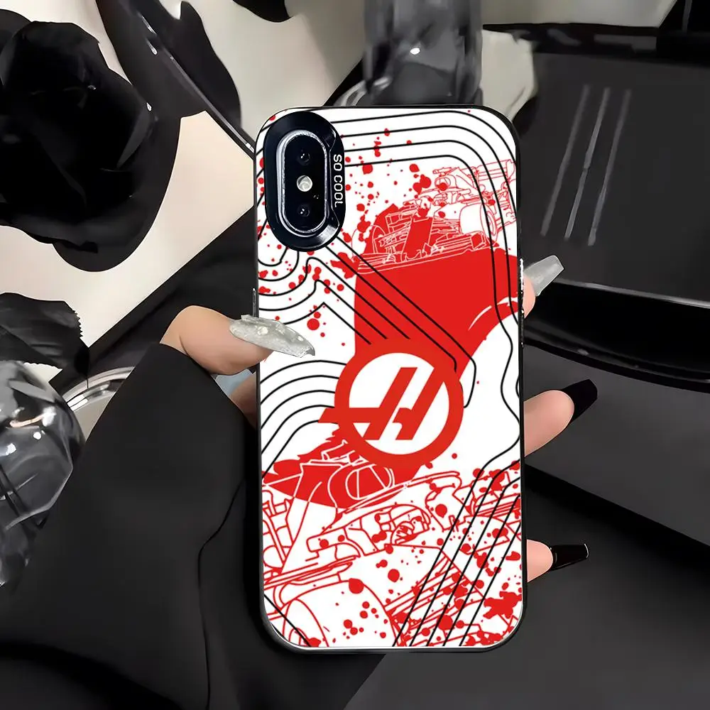 Фото Чехол для телефона с логотипом команды H-haaSES для iPhone 17 Pro Air 17e 16 15 14 Plus Max 13 12 Pro Max, серебристый. №4