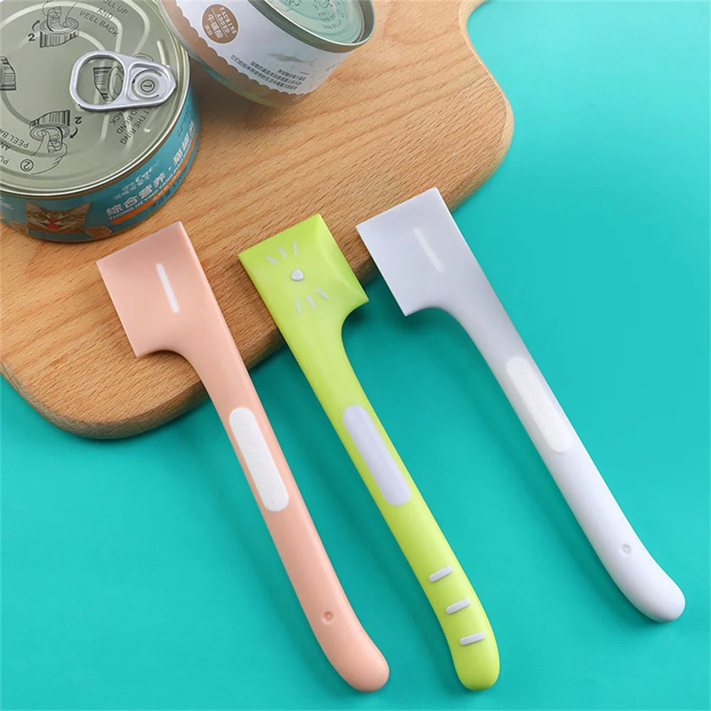

Puppy Feeding Mixing Scoop Feeder Shovel Pet Canned Spoon for Dog Cat Canned Jar Food Stirring Spoon Tableware Pet Supplies