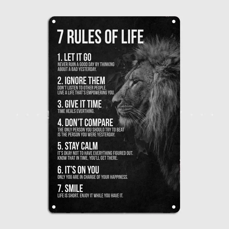 7 правила жизни мотивация винтажные предметы домашнего декора металлические