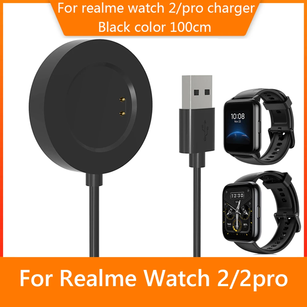 

Smartwatch USB Charging Cable for Realme Watch 2/2 Pro Magnetic Charger Wire Dock Stand Power Supply Station Accessory