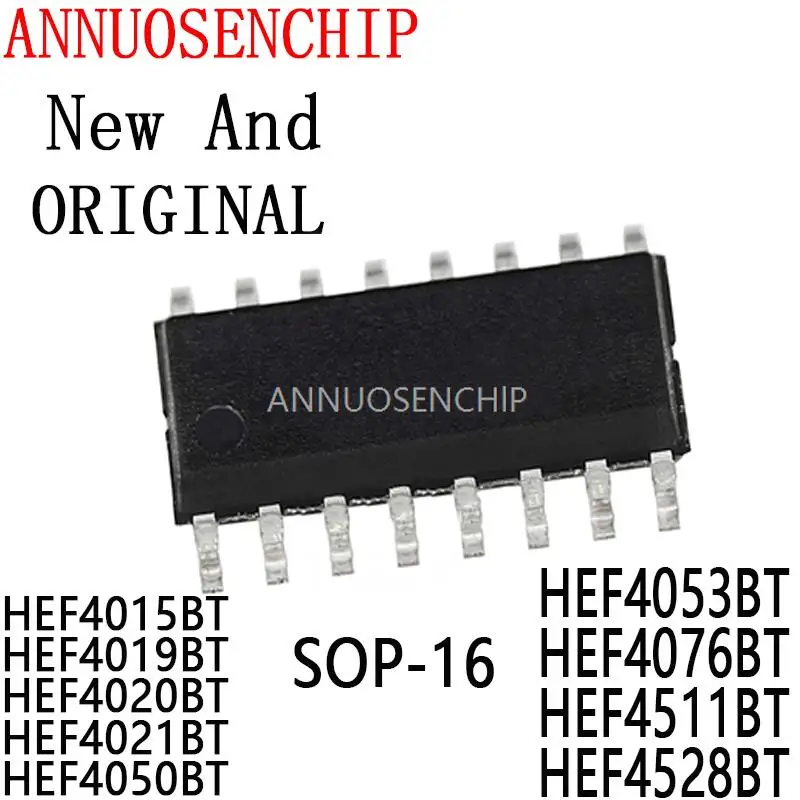 10 шт. Новый и оригинальный SOP16 HEF4015BT HEF4019BT HEF4020BT HEF4021BT HEF4050BT HEF4053BT HEF4076BT HEF4511BT HEF4528BT