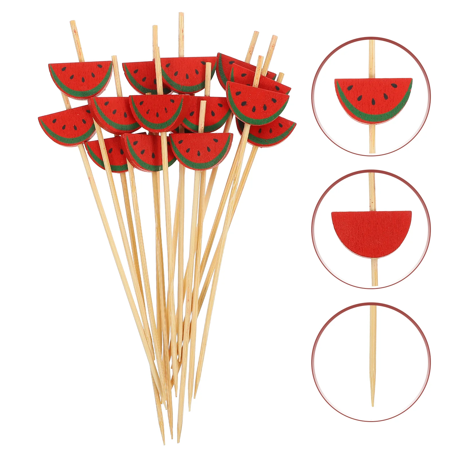 

Picks Fruit Cocktail Woodenmartini Stickstoothpicks Tropical Appetizers Disposable Decorative Appetizer Olive Drink Drinks