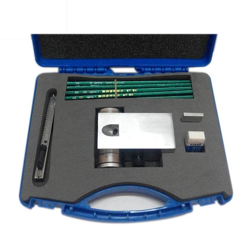 

3 In 1 Portable Pencil Hardness Tester Hand Push Type Pencil Hardness Tester Meter Durometer with 500g 750g 1000g Load Weight