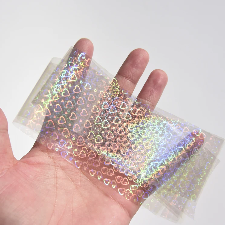 Лазерная Прозрачная Фольга для ногтей 1 м |