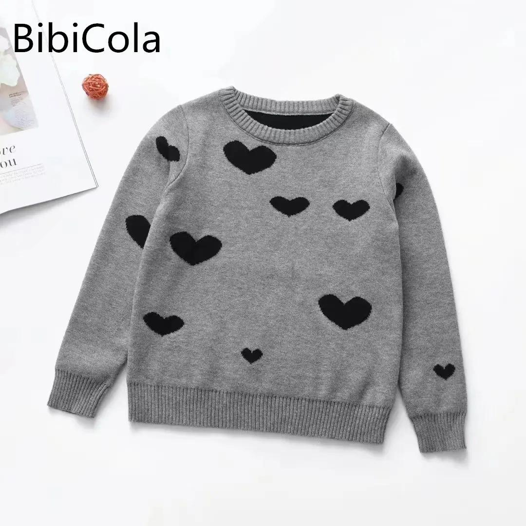 

Baby Boys Girls Sweaters Children Clothes Baby Boys Cotton Warm Pullovers Sweaters Girls Autumn Winter Knitted Loose Jacket Coat