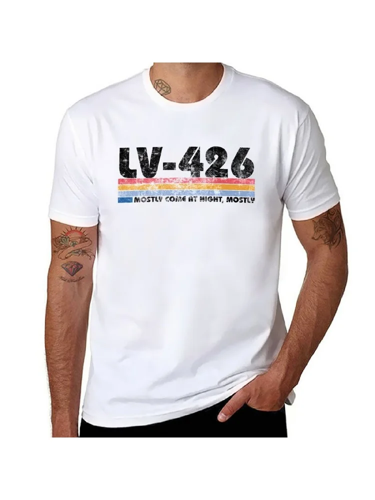 Camiseta de Alien planetoid LV-426 cyberpunk para hombre, ropa