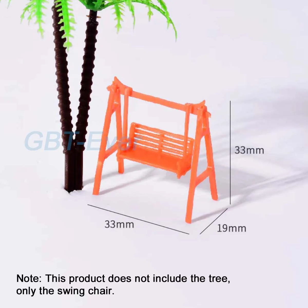 

Миниатюрные пластиковые качели для кукольного домика