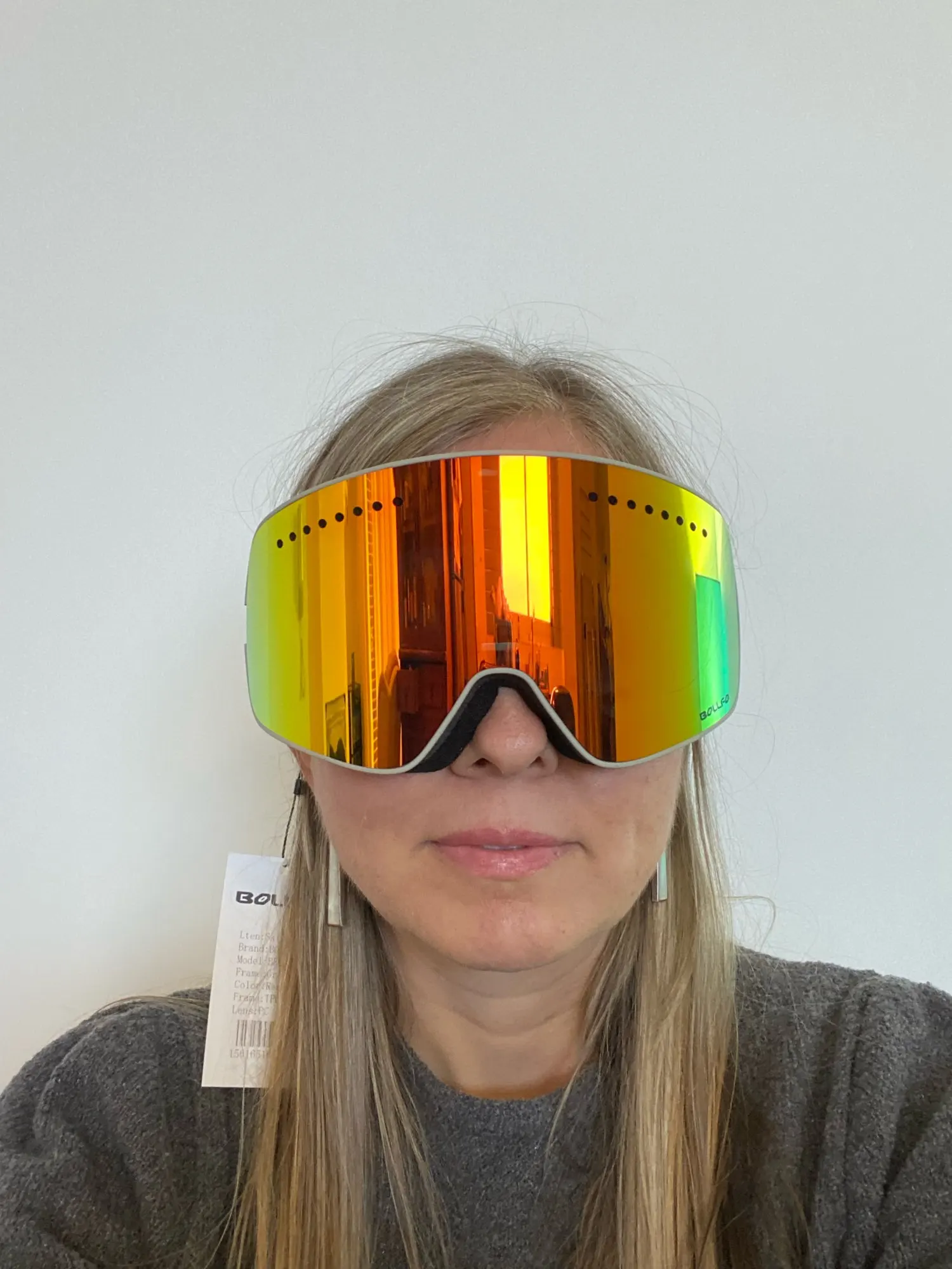 Лыжные очки с магнитными двухслойными поляризованными линзами незапотевающие