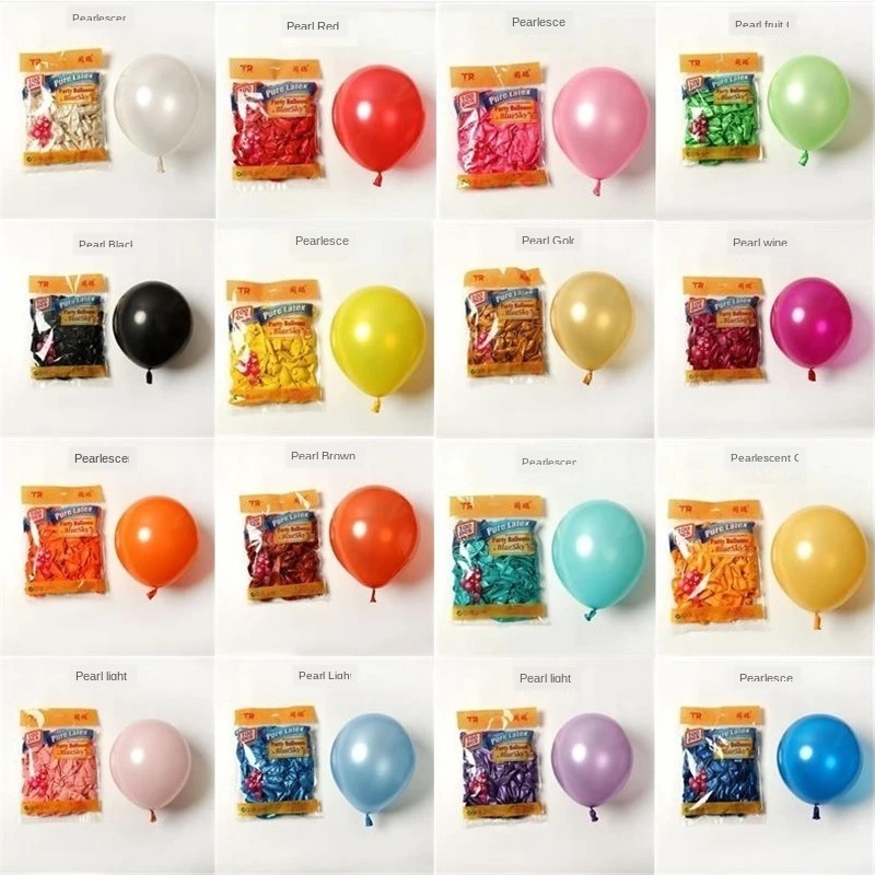 20 шары на день рождения 10 Дюймов 1 5 г Гелиевый шар латексный уплотненный жемчуг