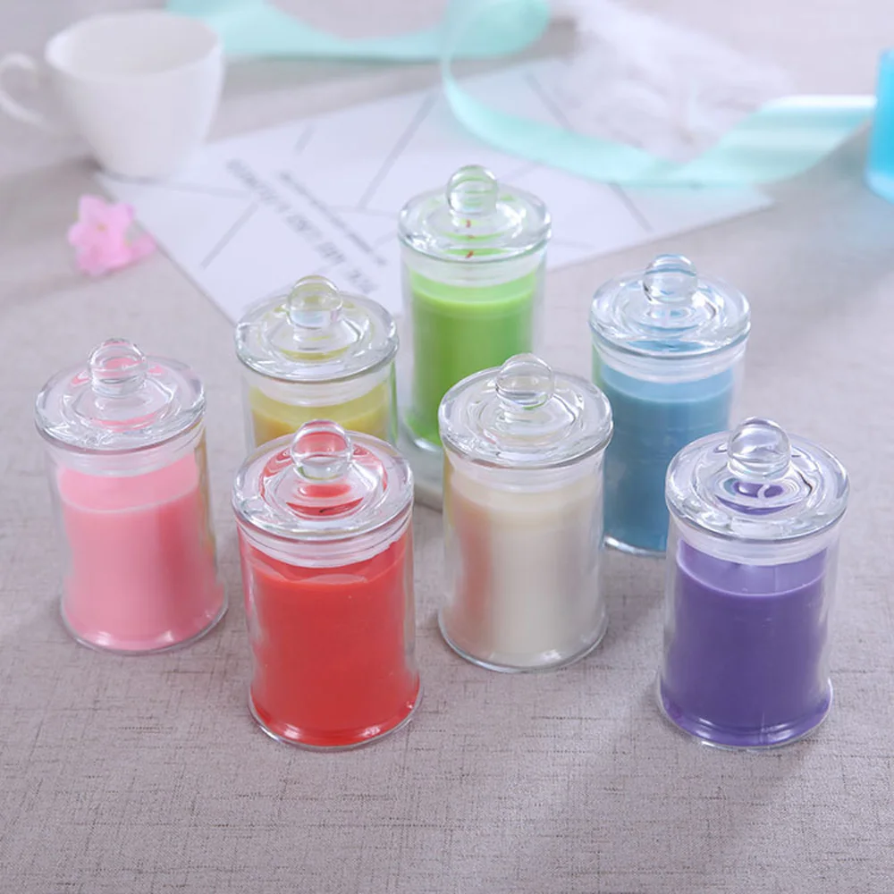 

150ml empty round shape glass candle cup&candle jar&candle holder&candle stick with glass cap