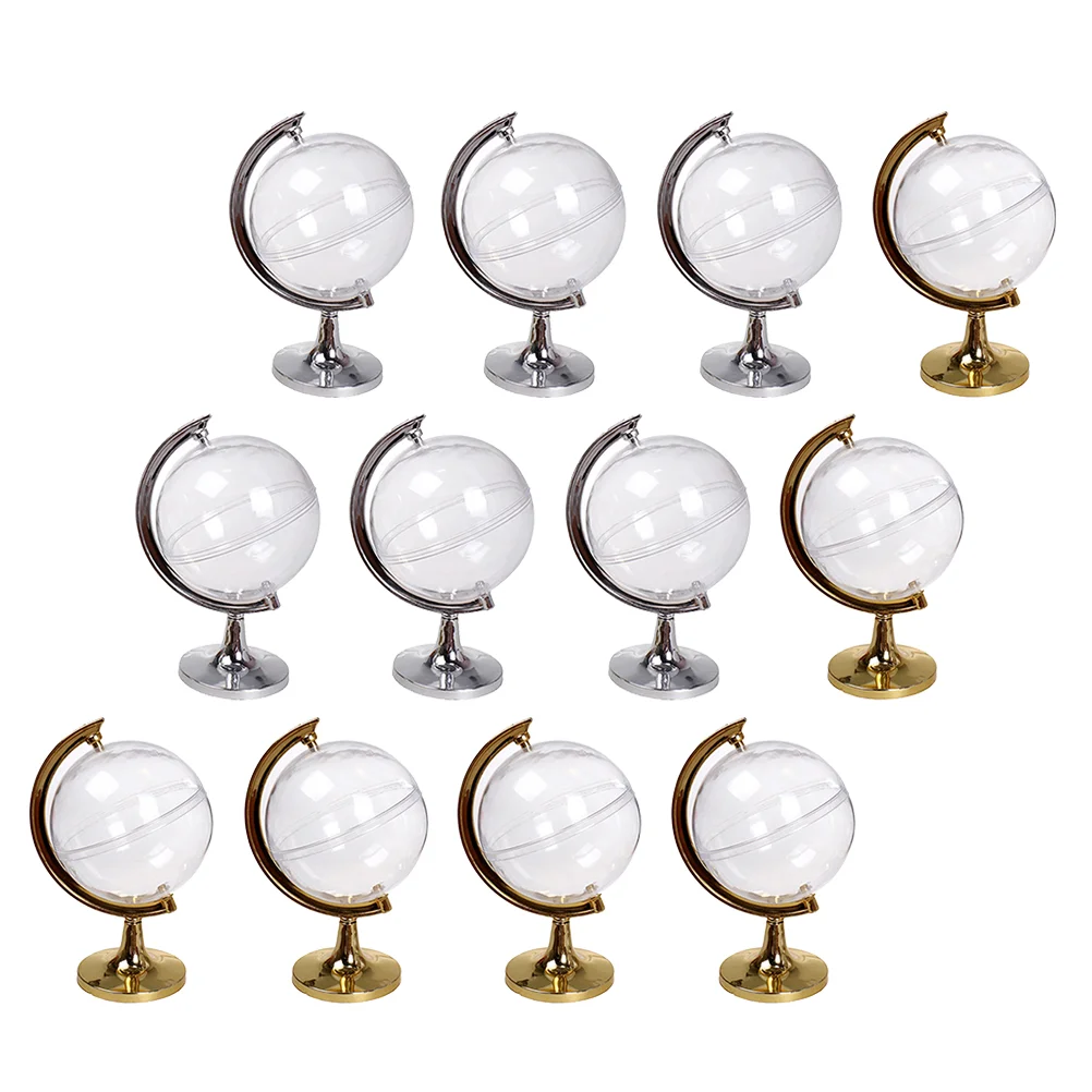 

Boxes Candy Globe Wedding Party Gift Box Favor Wrapping Goodie Clear Jars Case Treat Decor Them Travel Cookie Storage Gold