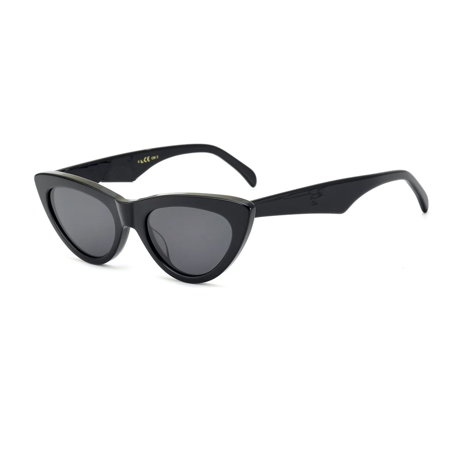 2023 Women Sunglasses Cat's Eyes Cool Black Acetate Outdoor Driving Star Model Designer Luxury Glasses Original Box