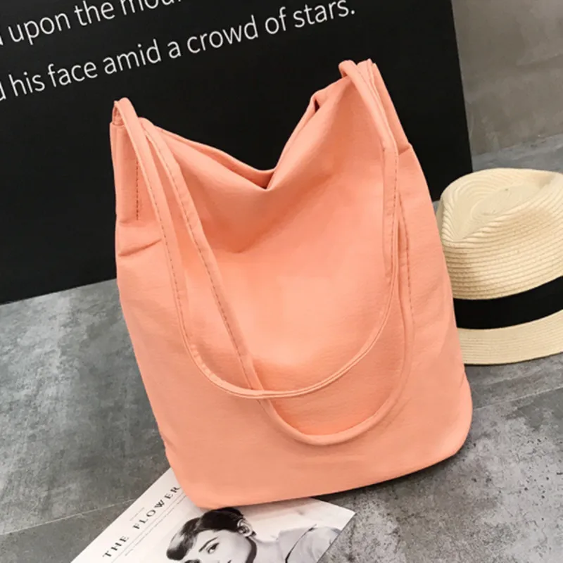 

New Hot Women Leather Handbags Large Capacity Ladies Shopping Bag Bolsa Pu Bucket Shoulder Bags Ladies Cross Body Bags