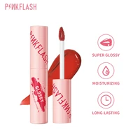 pinkflash glossy matte lipstick liquid lip gloss waterproof long lasting nude lip stick women red lip tint beauty cosmetic