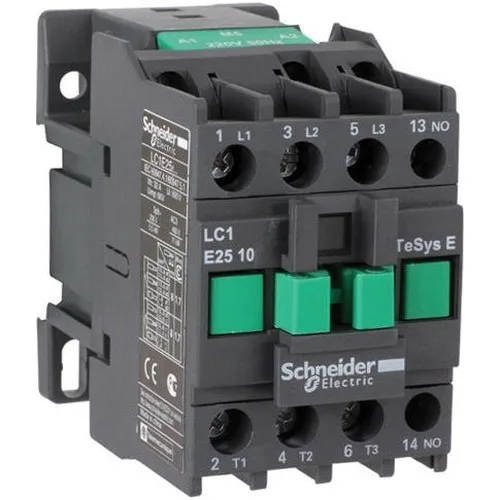 

Контактор 5,5 кВт 12 а 220 В переменного тока 1no LC1E1210M5