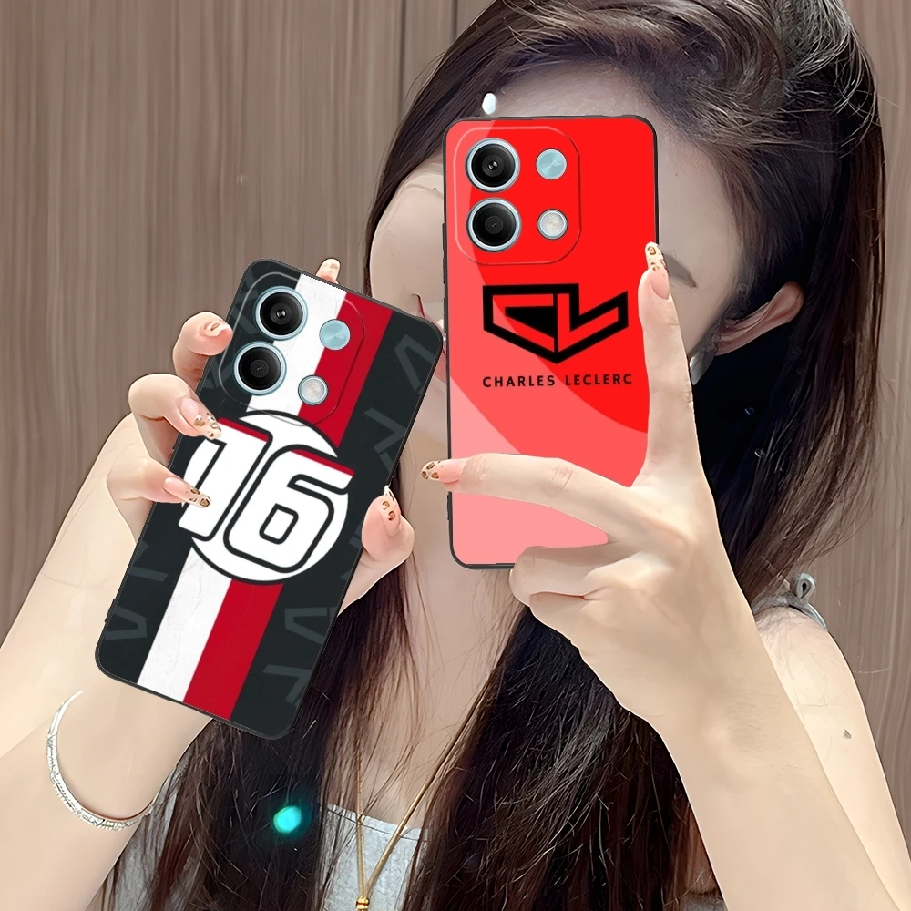 Чехол для мобильного телефона F1 Charles lock Xiaomi POCO M6 M5 M4 M3 X6 X5 X4 X3 F6 F5 F4 F3 F2 C40 Pro GT 5G черный