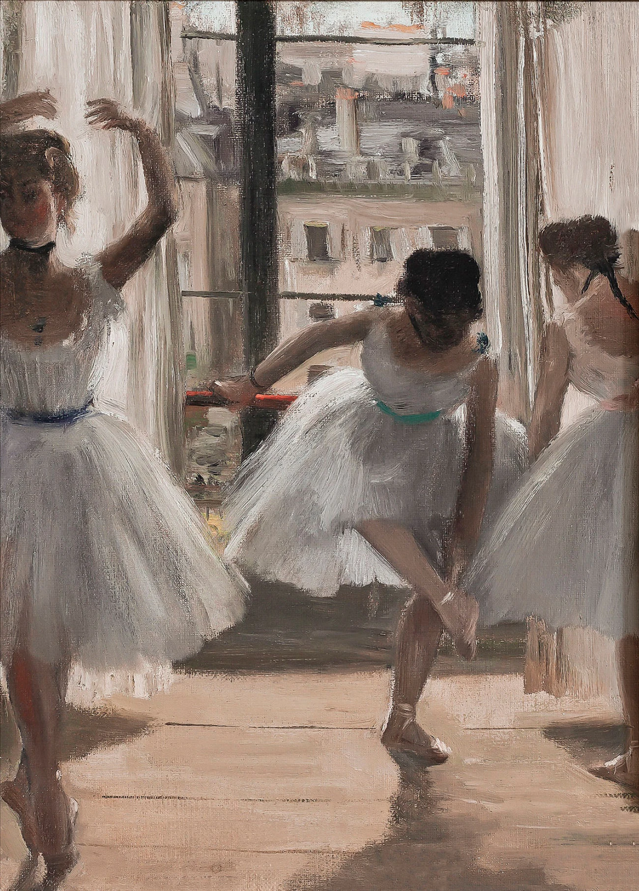 

Французская винтажная картина маслом "Женская балерина" EnjoytheSpirit