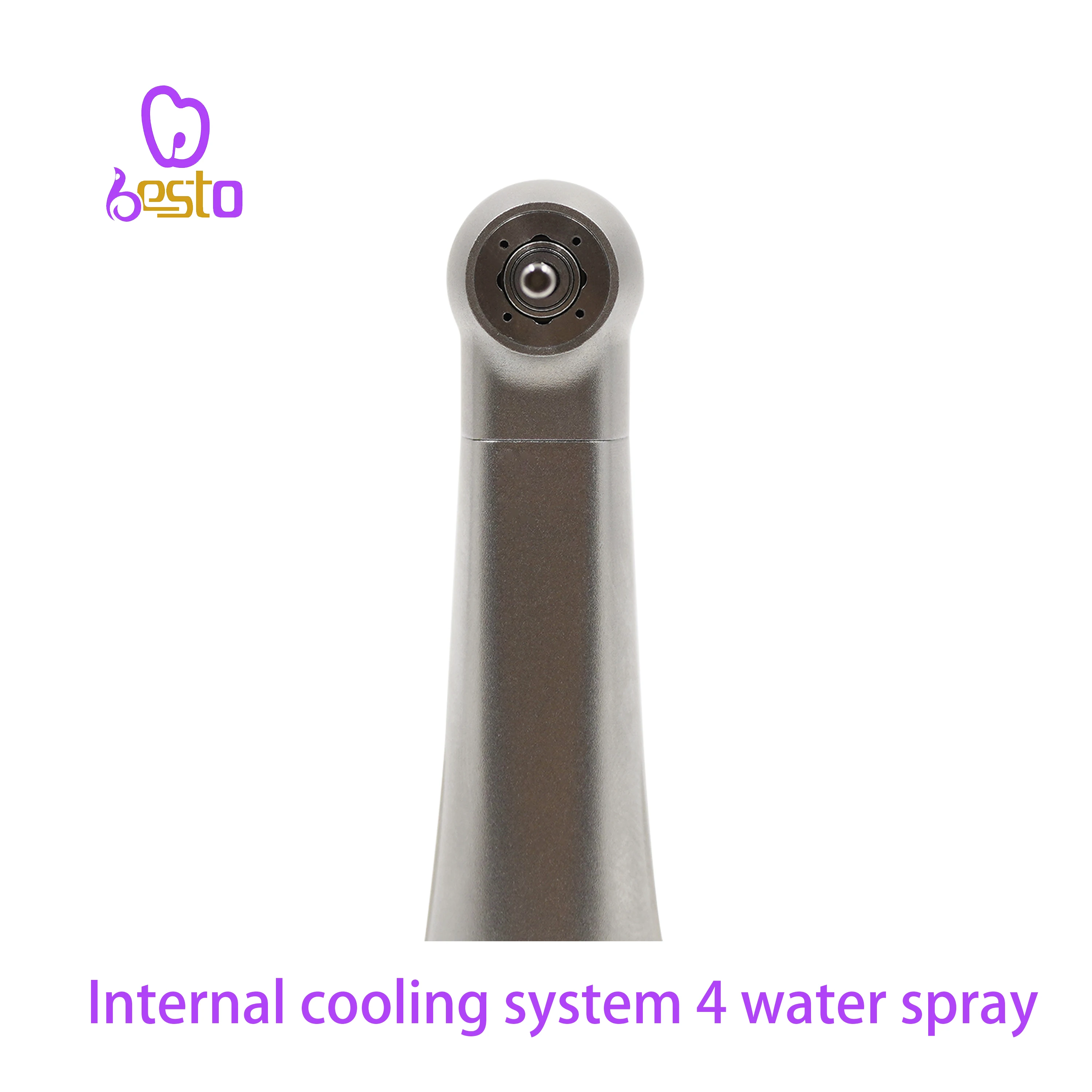 1:5 угловой нажимной наконечник из нержавеющей стали с электродвигателем красное