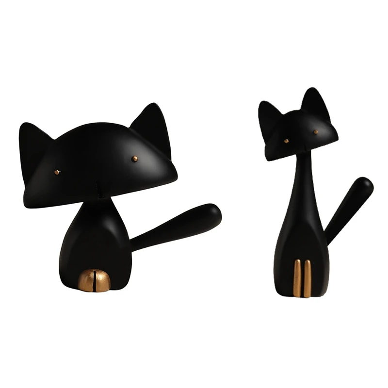 

Nordic Home Furnishing Cat Animal Resin Decoration Room Decoration Living Room TV Cabinet Desktop Decoration