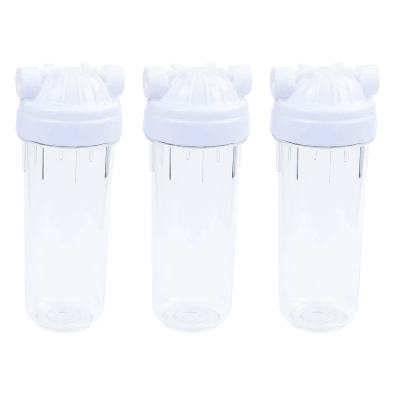 

New 3X 10 Inches Of Explosion-Proof Bottle Filter Water Filter Transparent Bottle Filter Water Purifiers Accessories
