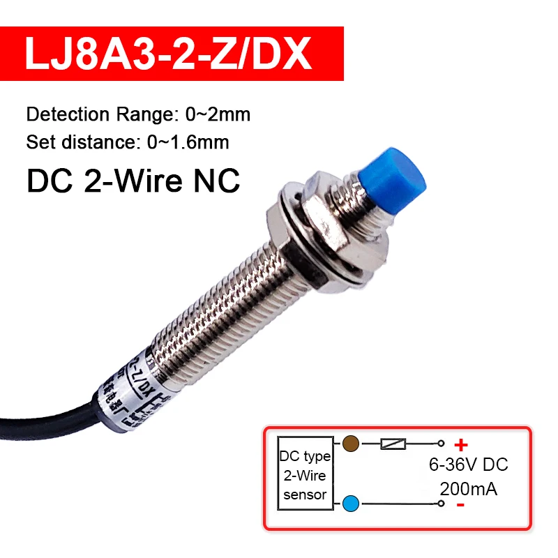 

Индуктивный бесконтактный переключатель LJ8A3-2-Z
