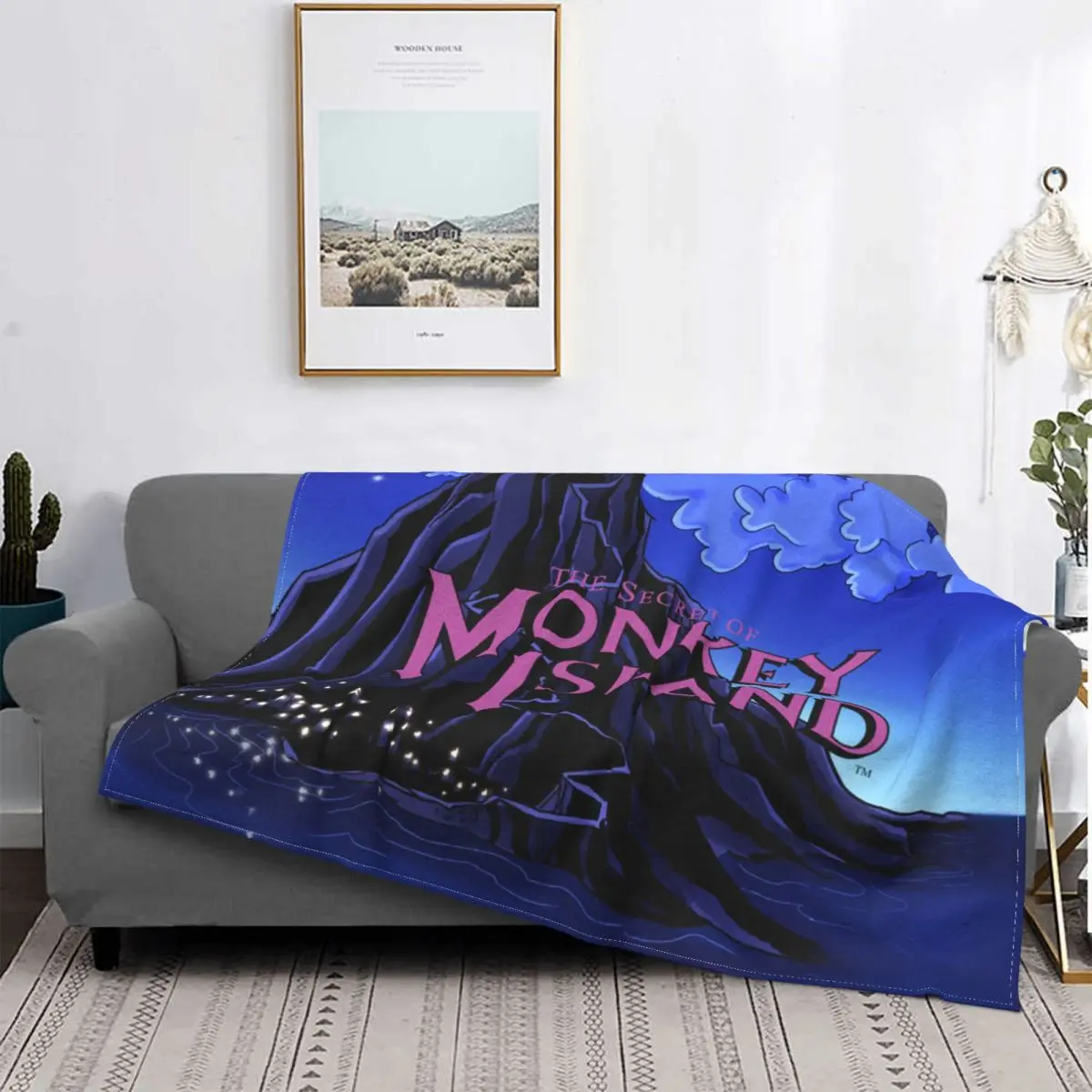 

The Secret Of Monkey Island Blanket Soft Flannel Fleece Warm Video Games Throw Blankets for Office Bedroom Sofa Bedspreads