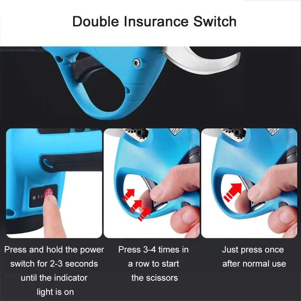 Беспроводной электрический секатор электрические секаторы диаметр резания 28 мм