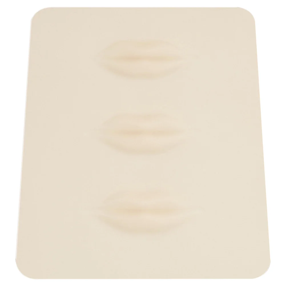 

Lip Embroidered Practice Skins Color Fake Tattooing Silica Gel Silicone Microblading