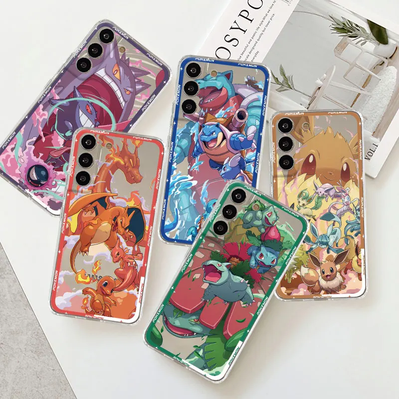 Мягкий силиконовый чехол для Samsung Galaxy S23 S22 Ultra S21 FE S20 S10 Plus S9 Note 20