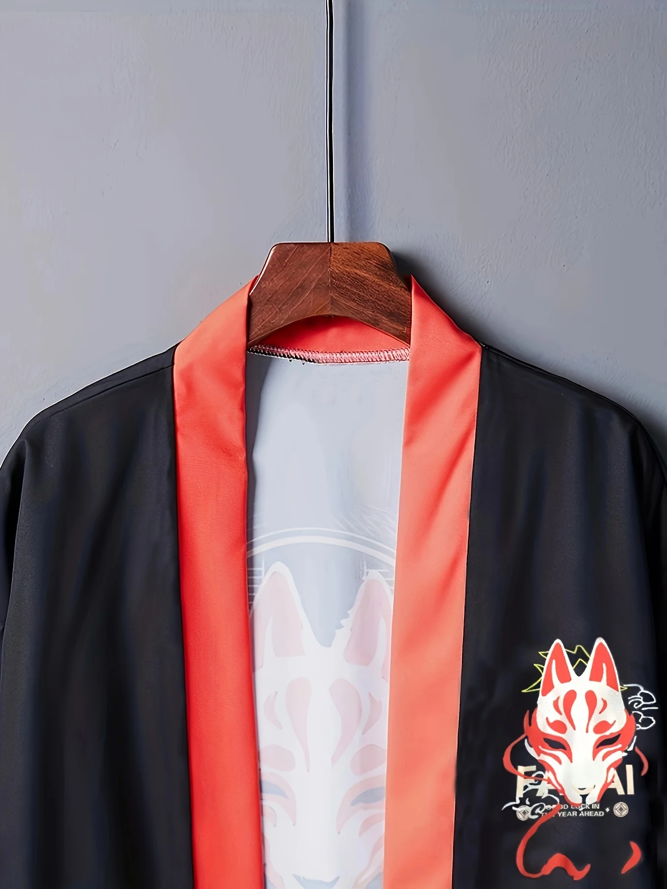 Кимоно для косплея в китайском стиле Yonji Yukata Haori с изображением древней лисы