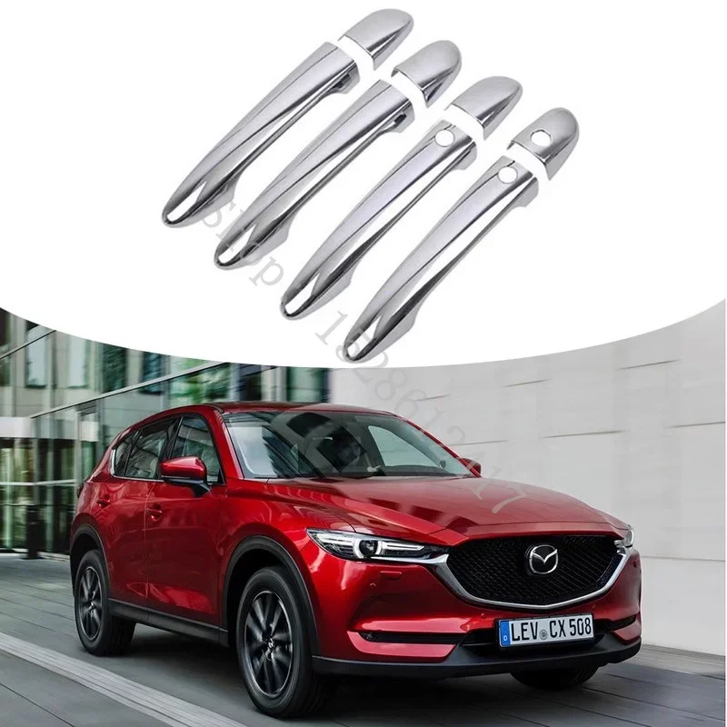 Для Mazda AXEL ATENZA cx-3 cx-5 2012 2013 2014 2015 ~ 2021 хромированная крышка боковой дверной ручки