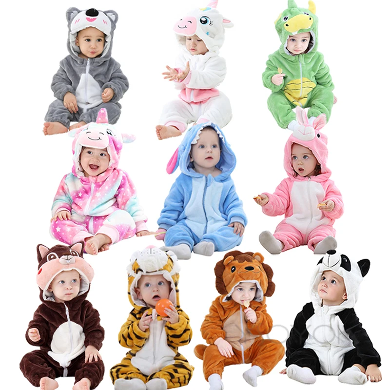 

Милые Мультяшные фланелевые детские комбинезоны с обезьянами, львом, пандой, пижамы, хлопковый костюм для маленьких мальчиков и девочек с животными, детский комбинезон, кигуруми, наряды