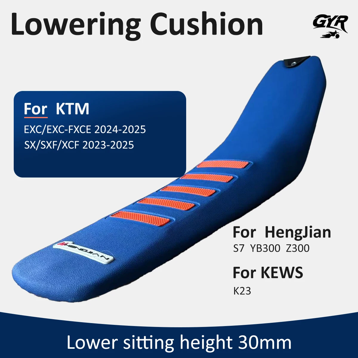 

Сиденье для скамейки для мотокросса 2025, 30 мм, нижнее, чем оригинальное для мотоцикла KTM EXC SX SXF XC XCF XCW XCFW 125-500 2023 2024 2025 Enduro