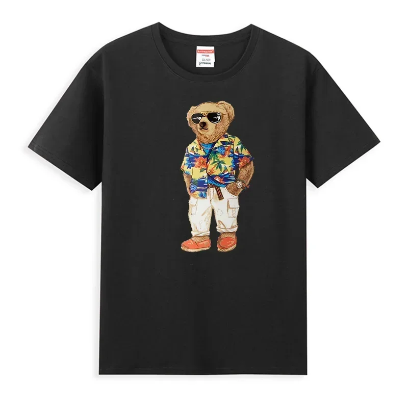 Футболка с принтом медведя