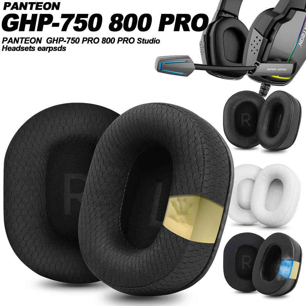 Фото PANTEON GHP-750 PRO 800 PRO Сменные подушечки для наушников Наушники Сетчатая ткань Чехлы с эффектом памяти Губка Мягкий протеин №1